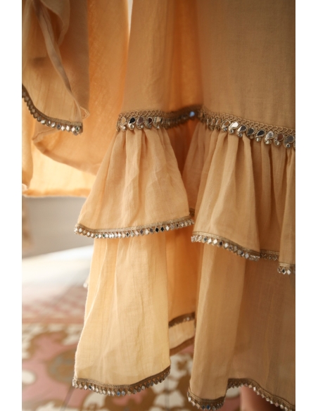 Ruffle Sleeve Nightgown