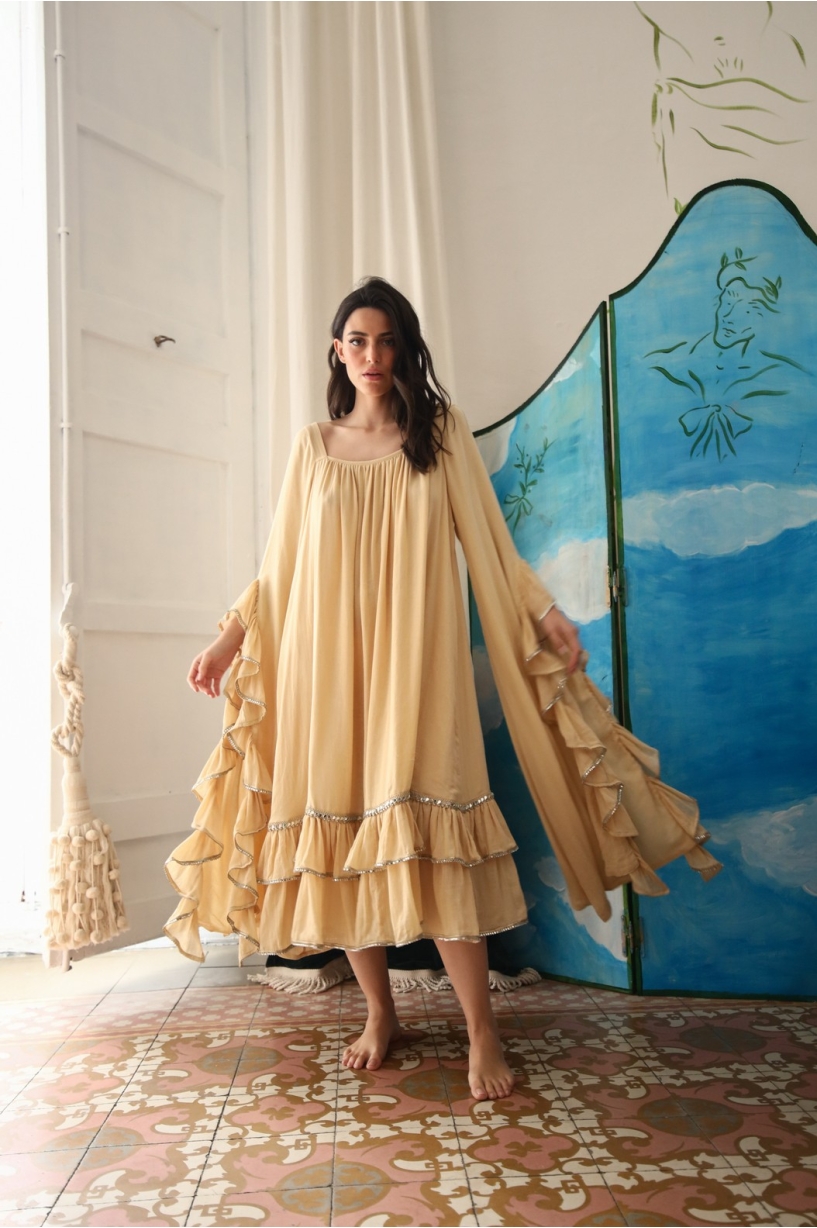 Camisón Ruffle Manga 2